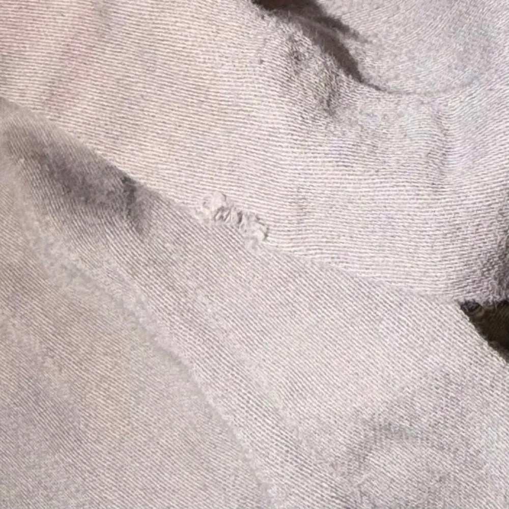 Pottery Barn Gray White Textured Cotton Pillow Shams Set of 2 Standard 26x20